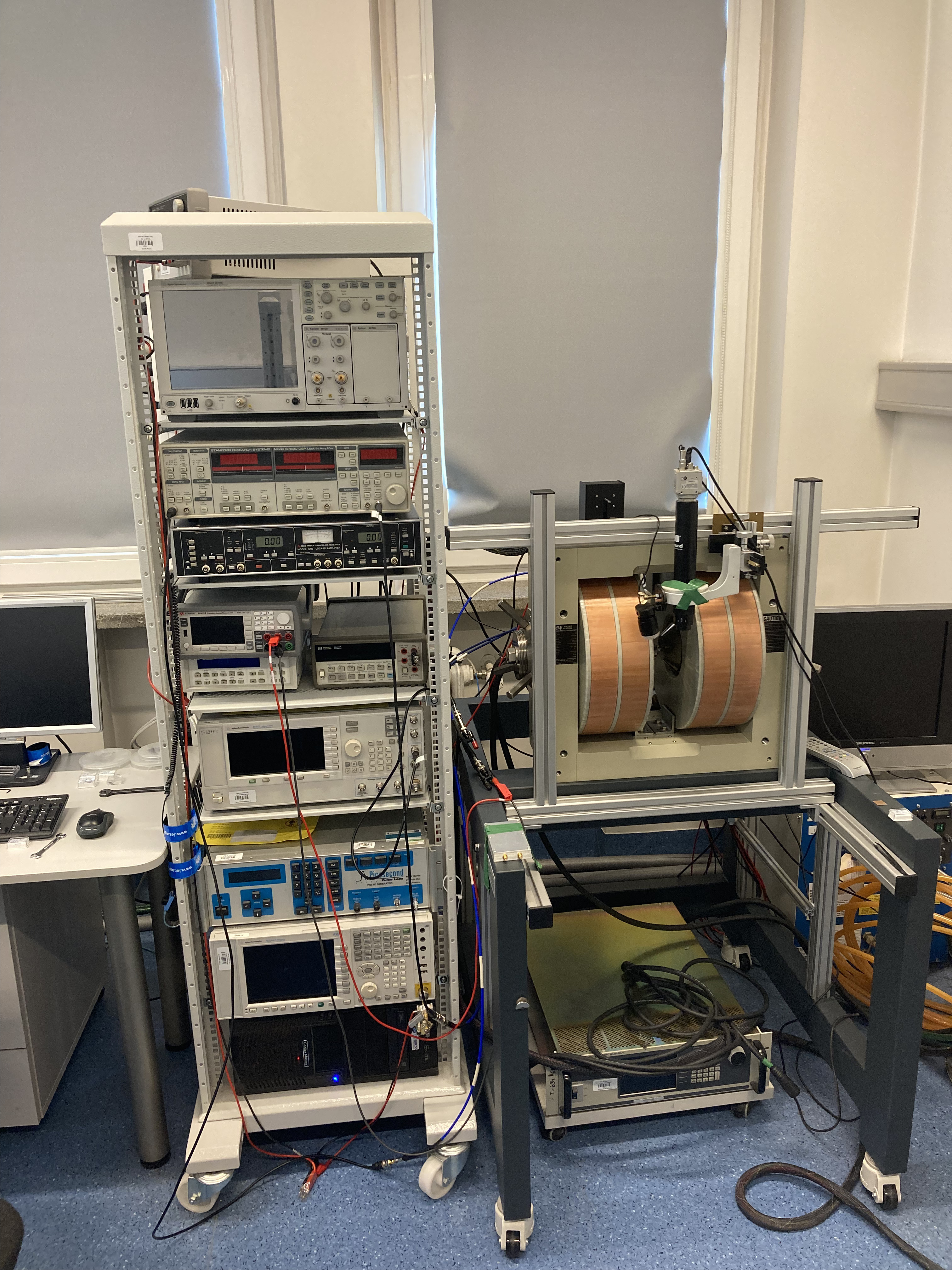 Rotating Probe Station - Detail View